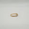 Bague 48 Demi-alliance or jaune sertie de diamants 58 Facettes