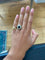 Bague 55 Bague Marguerite en or jaune saphir et diamants 58 Facettes