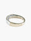 Bague 56 Alliance - Bague demi-tour en or blanc et diamants 58 Facettes 404 50039