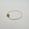 Bracelet Bracelet or jaune 14 carats serti de perles et pierre verte 58 Facettes
