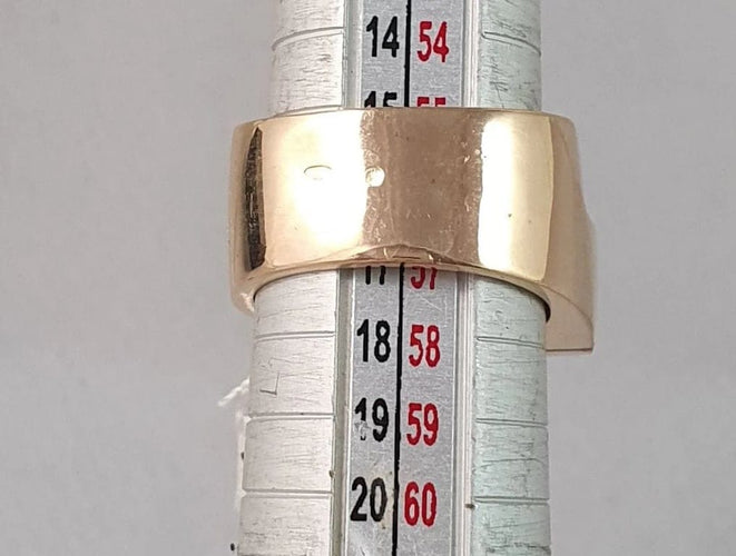 Bague 56 Bague "Vague" 2 Ors Rubis Diamants 58 Facettes R 1369  Ree