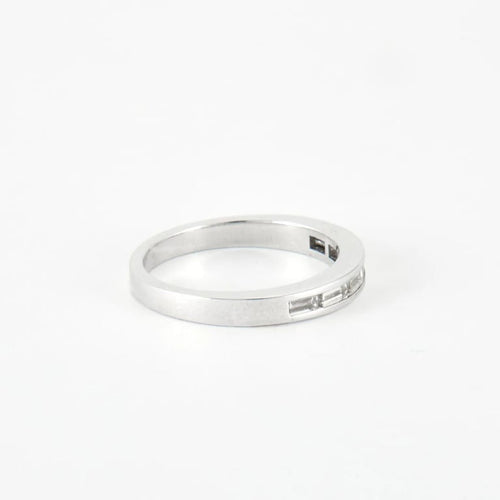 Bague 53 Bague en Or Blanc & diamants 58 Facettes