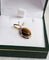 Pendentif Pendentif œil de tigre en or rose 18 carats 58 Facettes 691