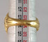 Bague 53 Bague or jaune motif émaillé avec perle au centre 58 Facettes C 308/iee