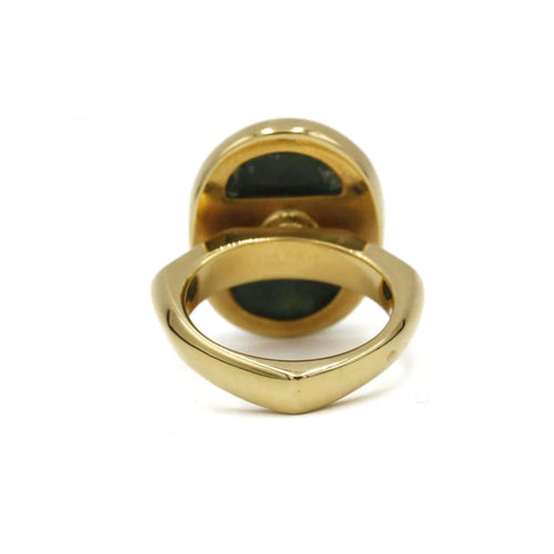 Bague 53 Bague - Or et Aventurine Verte 58 Facettes 210111R