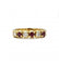 Bague 53 / Jaune / Or 750 Bague diamants & Rubis 58 Facettes 210054SP