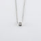 Collier Collier or blanc pavage diamants 58 Facettes