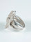 Bague 55 Bague Fleur pavage diamants 58 Facettes