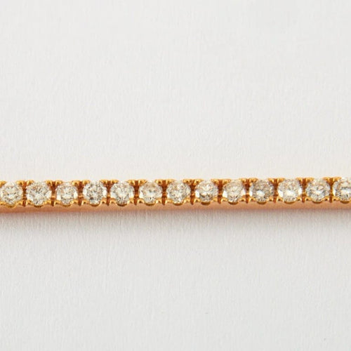 Collier Collier en or rose & diamants 58 Facettes