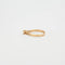 Bague 55 Bague solitaire en or jaune 18 carats sertie d’un diamant 58 Facettes