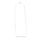 Collier Collier or blanc serti d’une barrette de diamants 58 Facettes