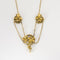 Collier Charmant Collier de passementerie en or jaune et perles blanche de semence 58 Facettes MONTG0131X2