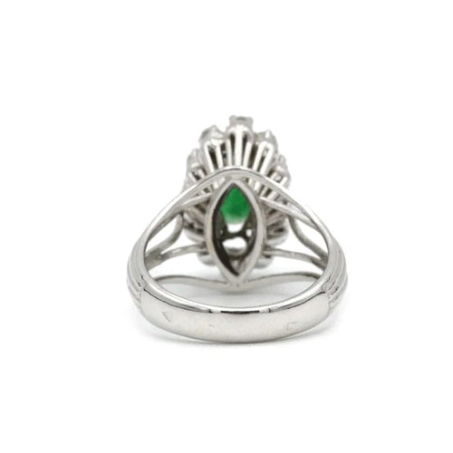 Bague 52 Bague or diamants émeraude 58 Facettes 230252R