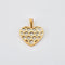 Pendentif Pendentif Cœur pavage Diamants 58 Facettes FL237