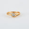Bague 55 Bague Or jaune Diamants 58 Facettes
