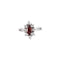 Bague 50 Bague Grenat Diamants 58 Facettes