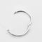 Bracelet Bracelet or blanc 18 carats serti diamants baguette 58 Facettes
