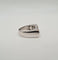 Bague 52.5 Bague or blanc diamants 58 Facettes