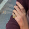 Bague 49 Bague Tank - Or jaune, Platine & Diamants 58 Facettes 250067SP