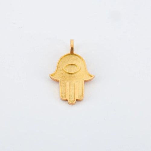 Pendentif Pendentif main de Fatma or jaune 58 Facettes