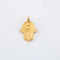 Pendentif Pendentif main de Fatma or jaune 58 Facettes