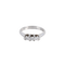 Bague 53 Bague Or blanc Trilogie 58 Facettes FM51