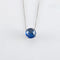 Collier Collier Or blanc Saphir 58 Facettes
