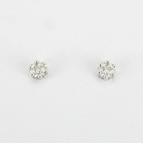 Boucles d'oreilles Boucles d'oreilles en Or blanc & diamants 58 Facettes