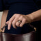 Bague 52 Bague tank en or jaune, rubis et diamants 58 Facettes COMP1376