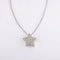 Collier chaine : 40 cm / Blanc/Gris / Or 750 Collier Pendentif Etoile diamants 58 Facettes 170216R