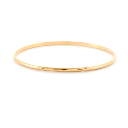 Bracelet Bracelet Demi-jonc plat or jaune 58 Facettes