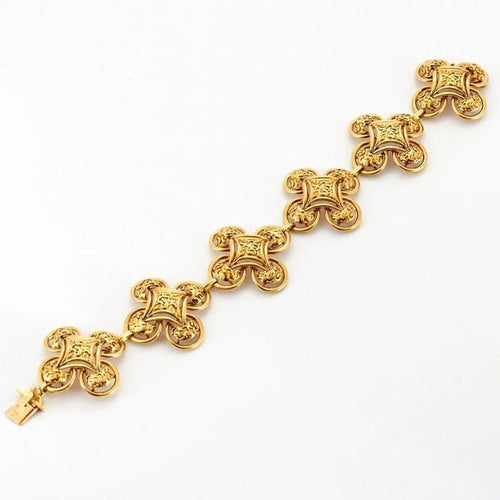 Collier M. Gérard - Sautoir transformable en or jaune 18k, émeraudes, turquoises et émail 58 Facettes