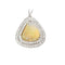 Pendentif Pendentif opale arlequin en or gris 18k et diamants 58 Facettes LJ22