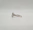 Bague 53 Bague or blanc sertie de diamants baguettes et diamants ronds 58 Facettes