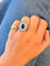 Bague 50 Bague Marguerite art déco en or jaune et saphirs et diamants 58 Facettes