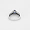 Bague 49 Bague en or gris, saphir et diamants 58 Facettes SNA1714