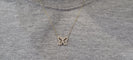 Collier Collier papillon en Or jaune & diamants 58 Facettes