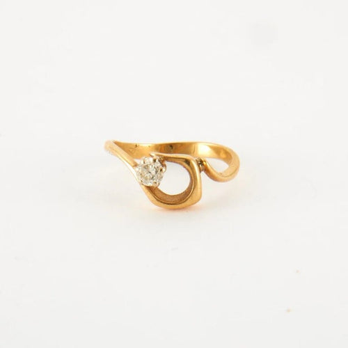 Bague 52 Bague en Or jaune & diamants 58 Facettes