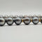 Collier Collier or jaune serti de perles Tahiti 58 Facettes