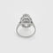 Bague 56 Bague sertie de diamants taille ancienne en or blanc 18k 58 Facettes LJ24-161