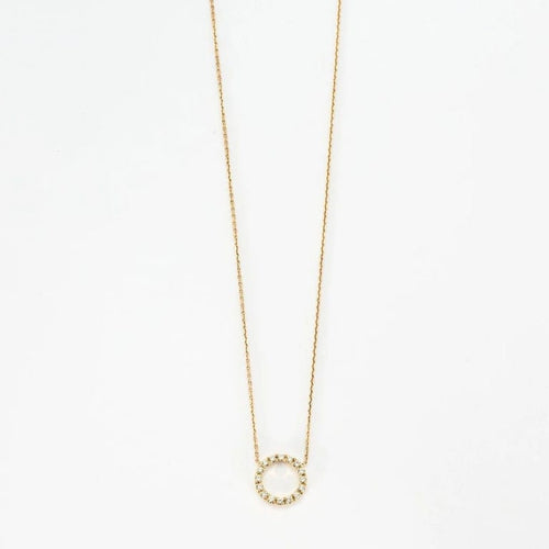 Collier Collier or jaune et diamants 58 Facettes