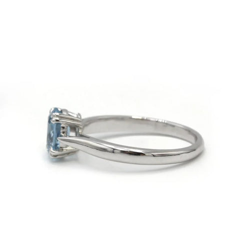 Bague 58 Bague - Or & Aigue-Marine 58 Facettes 250230R