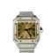Montre Cartier Santos - Montre automatique 35 mm or jaune, acier et diamants 58 Facettes 2504