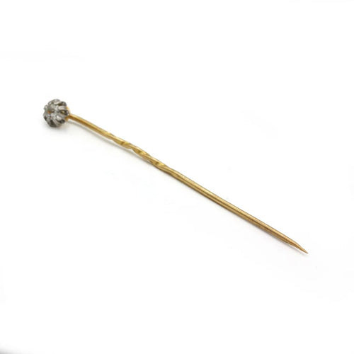Broche Epingle À Cravate - Or jaune & Diamant 58 Facettes 250429R