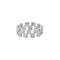 Bague 54 Bague double rang Diamants 58 Facettes