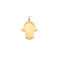 Pendentif Pendentif main de Fatma or jaune 58 Facettes