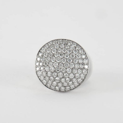 Bague 54 Bague en Or Blanc & diamants 58 Facettes