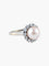 Bague 48.5 Bague or blanc perle et diamants 58 Facettes 2069