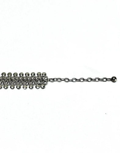 Collier Collier à motif de boules en argent 58 Facettes