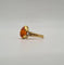 Bague 54 Bague or jaune sertie de diamants et une citrine 58 Facettes